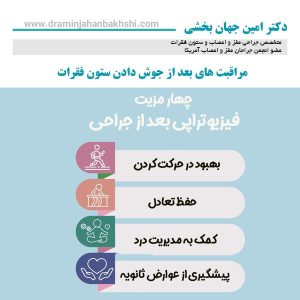 مراقبت های بعد از جوش دادن ستون فقرات - https://draminjahanbakhshi.com/